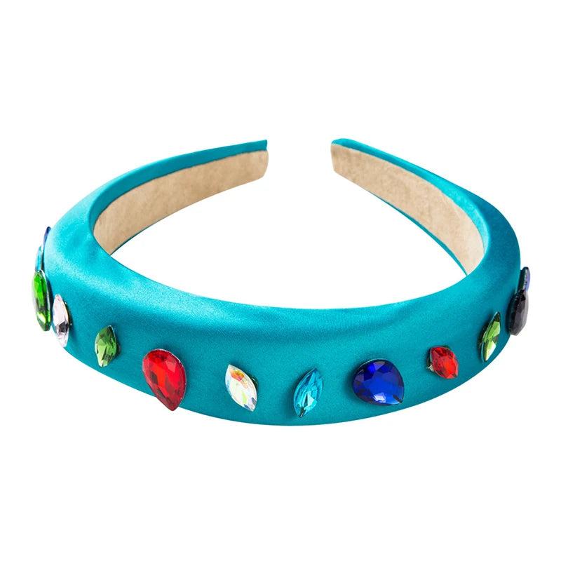 Palace Style Sponge Headband with Rhinestone Hair Accessories
