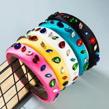 Palace Style Sponge Headband with Rhinestone Hair Accessories