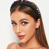 Palace Style Sponge Headband with Rhinestone Hair Accessories