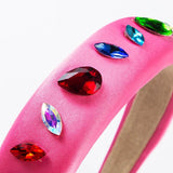 Palace Style Sponge Headband with Rhinestone Hair Accessories