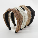 Vintage Raffia Hairband Grass Weaving Headband Hair Accessories