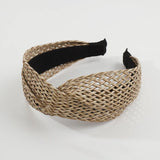 Vintage Raffia Hairband Grass Weaving Headband Hair Accessories