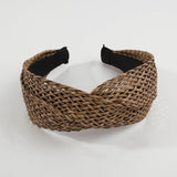 Vintage Raffia Hairband Grass Weaving Headband Hair Accessories