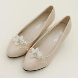 Pearl Bridal Crystal Wedding Shoe Buckle Party Prom Accessories