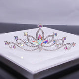 Crystal Combs Crown Rhinestone Hairpins Tiaras Bridal Wedding Hair Jewelry