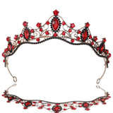 Baroque Rhinestone Crystal Crown Tiara Wedding Crown Headdress