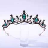 Baroque Rhinestone Crystal Crown Tiara Wedding Crown Headdress