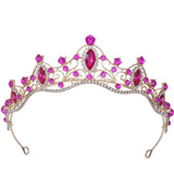 Crystal Crown Hair Accessories Tiara Girls Party Rhinestone Bridal Crown