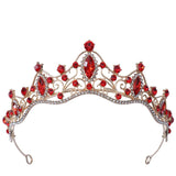 Crystal Crown Hair Accessories Tiara Girls Party Rhinestone Bridal Crown
