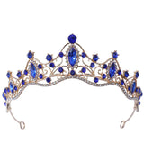 Crystal Crown Hair Accessories Tiara Girls Party Rhinestone Bridal Crown