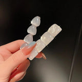 CC Girl's Hairpins Women Accessories Hairwear Jewelry Transparent Hair Clips
