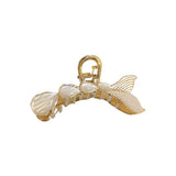 Opal Pearl Fishtail Hair Clip Metal Shark Clip Hair Accessories