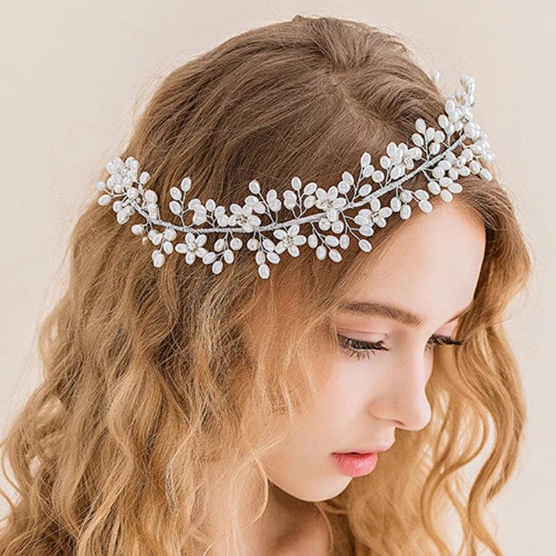 Bridal Hair Vine Headband Wedding Accessories for Women