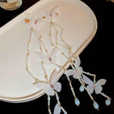 Butterfly Hairclip Tassel Hairpin for Women Hair Accessories