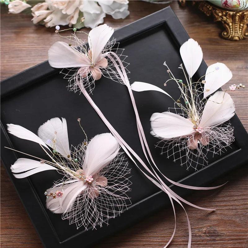 3pc Concave Modelling Wedding Hair Accessories Set