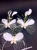 3pc Concave Modelling Wedding Hair Accessories Set