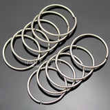 10 Hoop Circle Dreadlock Dreads Updo Hair Pin Dress Snap Barrette Clip