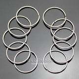 10 Hoop Circle Dreadlock Dreads Updo Hair Pin Dress Snap Barrette Clip