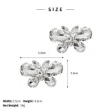 Rhinestone Butterfly Shoe Clips Crystal Bride Accessories