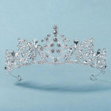 Rhinestone Crystal Wedding Tiara Bridal Hair Crown