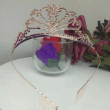 Bride Crystal Crown Headdress Wedding Hair Comb