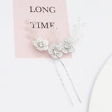 Austrian Crystal Hairpin Wedding Hair Jewelry Accessories Bridal Headpieces