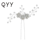 Austrian Crystal Hairpin Wedding Hair Jewelry Accessories Bridal Headpieces