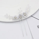 Austrian Crystal Hairpin Wedding Hair Jewelry Accessories Bridal Headpieces