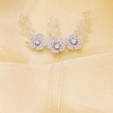 Austrian Crystal Hairpin Wedding Hair Jewelry Accessories Bridal Headpieces