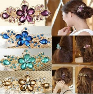 Boutique Crystal Soil Drilling Gown Jewelry Rhinestone Hairwear