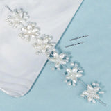 Flower Pearl Headband for Women Wedding Hair Accessories Bride Headpiece