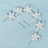 Flower Pearl Headband for Women Wedding Hair Accessories Bride Headpiece