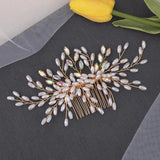 Pearl Hair Combs Hair Accessories for Bride Wedding Women Birthday