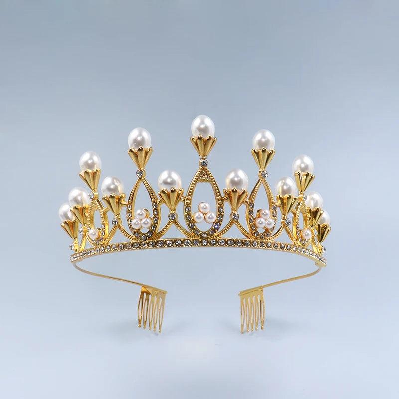 Crystal Crown Girl Bride Wedding Headdress Birthday Party Accessory
