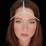 Crystal Water Drop Hair Chain Headband for Women