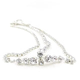 Crystal Water Drop Hair Chain Headband for Women