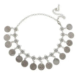 Bohemian Coins Tassel Head Chain Antique Silver Headwear