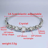 Crystal Headband Multicolor Silver Hair Accessories