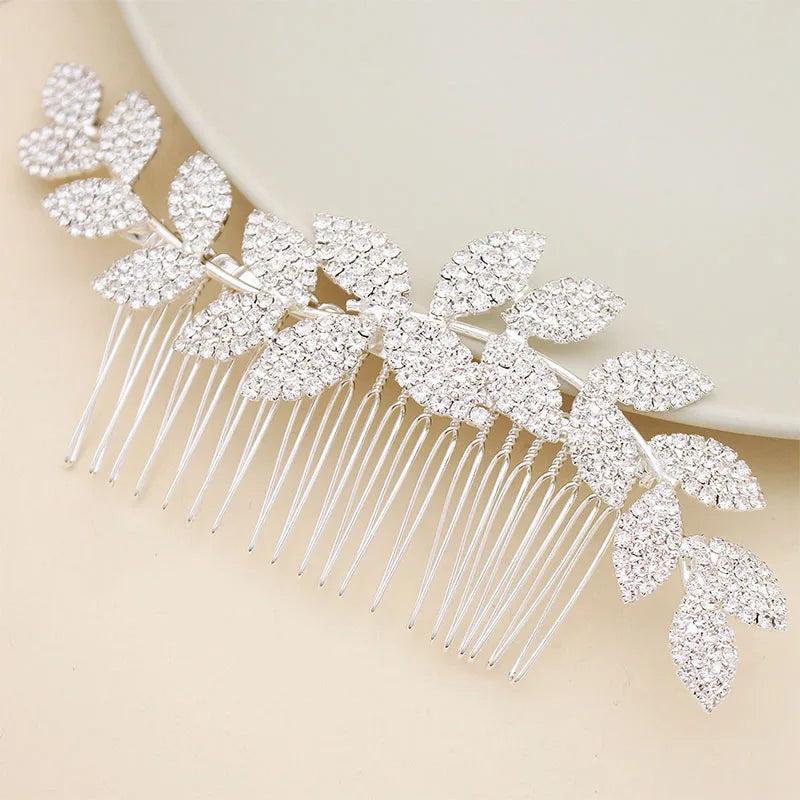 Rhinestones Hair Comb Bridal Jewelry Wedding Hair Combs Hair Accessories