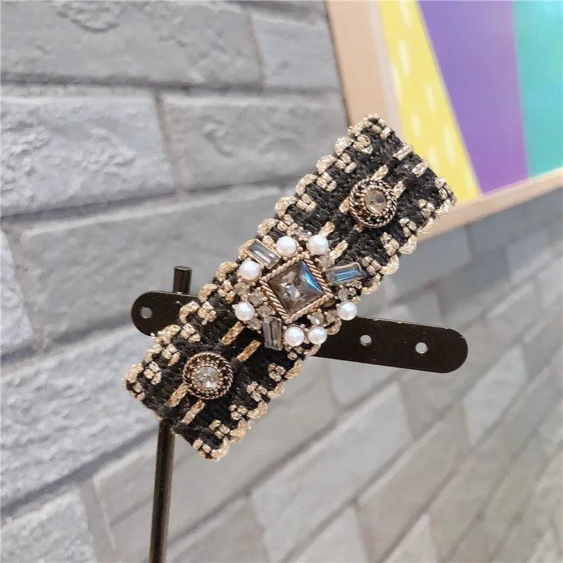 Korea Pearls Hair Clip Barrettes for Women Girls Flowers Hairpins