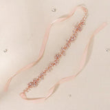 Crystal Pearl Flower Bridal Headband Hair Vine Wedding Hair Accessories