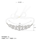 Rhinestone Alloy Headbands Wedding Hair Jewelry Bridal Head Accessories