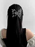 Butterfly Hairpin Hair Clip Flower Hollow Wings Metal Headwear