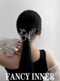 Butterfly Hairpin Hair Clip Flower Hollow Wings Metal Headwear
