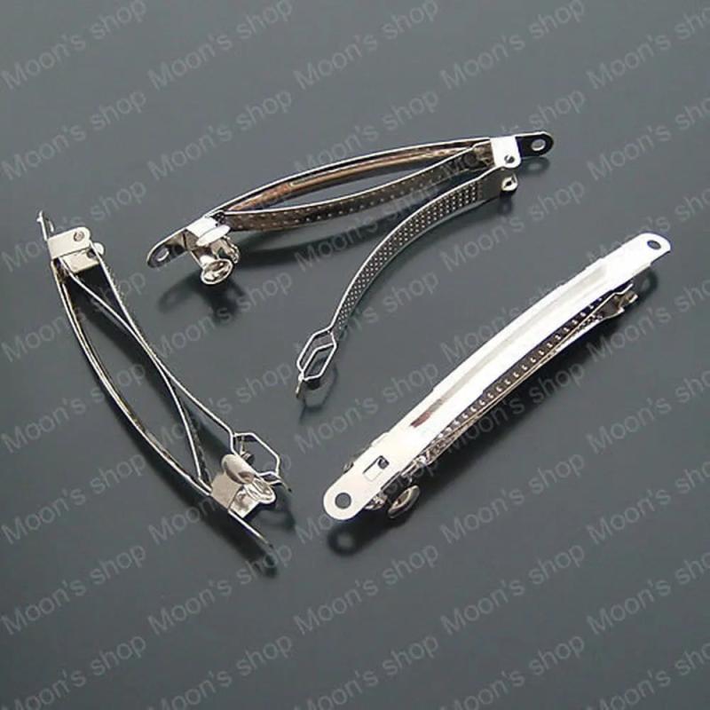 Iron Rhodium Hair Jewelry&Hair clip DIY Jewelry Findings 20 pieces