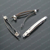 Iron Rhodium Hair Jewelry&Hair clip DIY Jewelry Findings 20 pieces