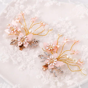 Butterfly Rhinestone Hairpins for Women Girls Party