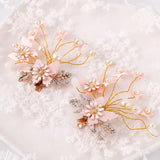 Butterfly Rhinestone Hairpins for Women Girls Party