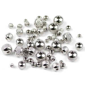 Stainless Steel Spacer Beads 3/4/6/8MM Round Metal Loose Beads
