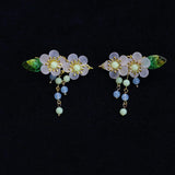 Baby Girl Flower Hanfu Hair Clip Hairpin Traditional Headdress
